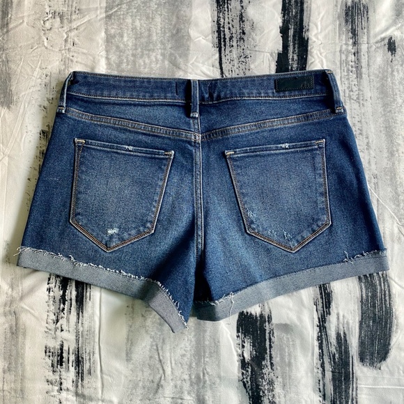 Low Rise Denim Shorts - Medium Ripped - Picture 2 of 7